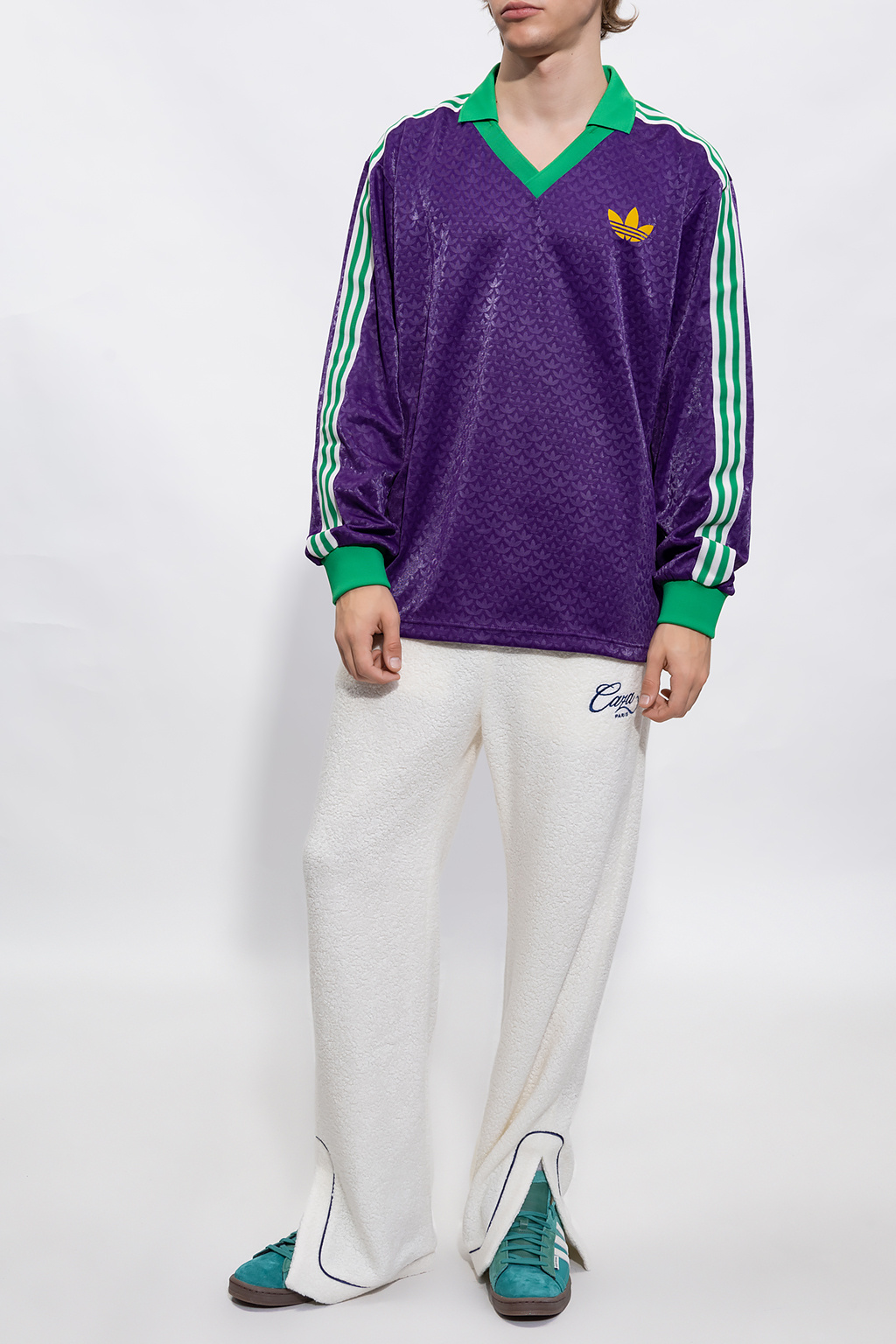 adidas vs advantage bb7248 women Purple Polo shirt with logo ADIDAS Originals SchaferandweinerShops Peru